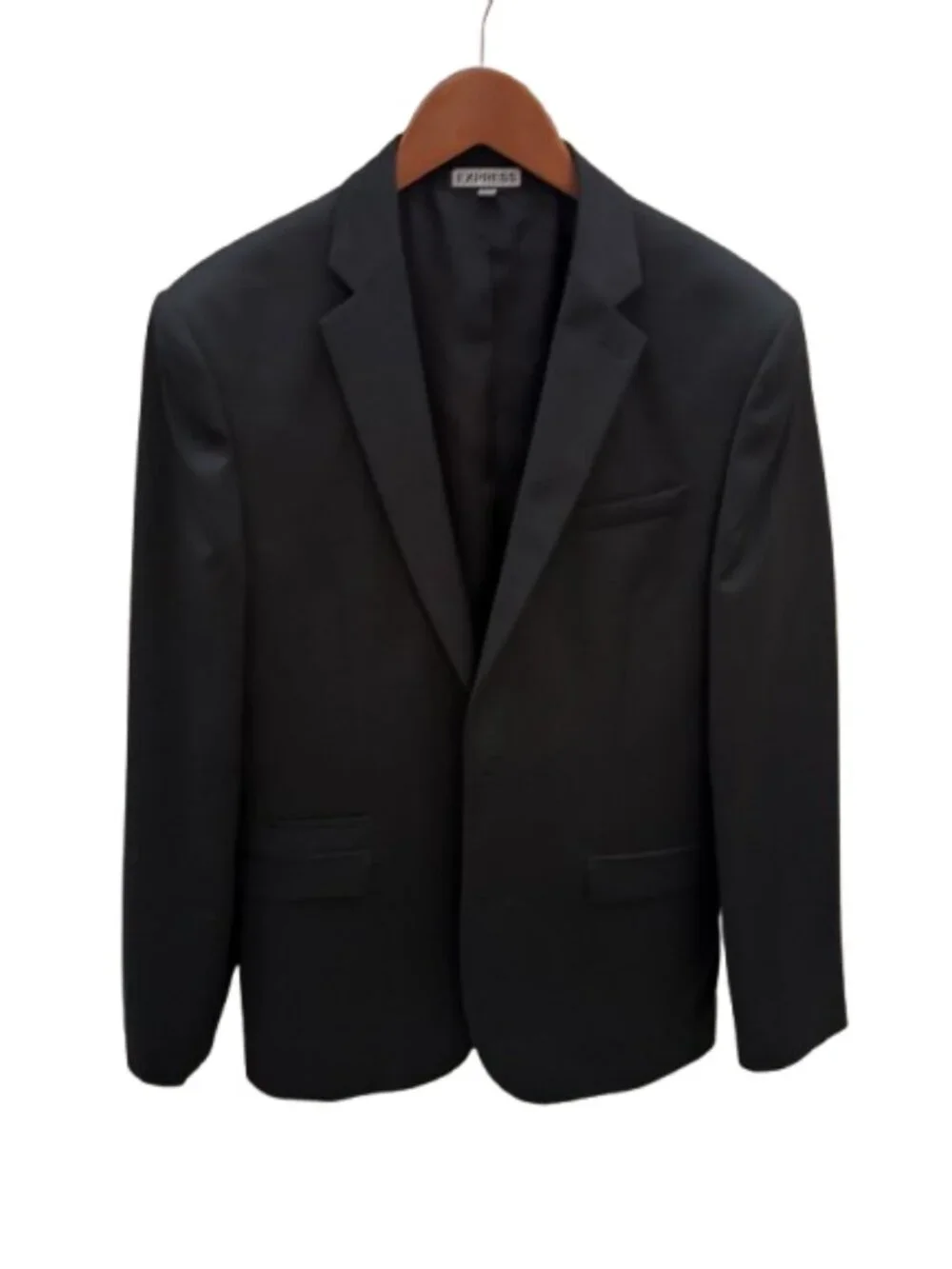 Express Photographer Slim Fit Suit Jacket Blazer Black Men 38 Long - Picture 2 of 8